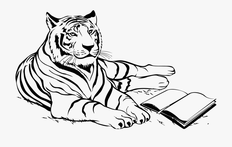 Новогодние раскраски 2022 тигр