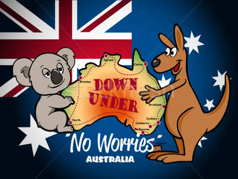 Раскраска антистресс коала и кенгуру