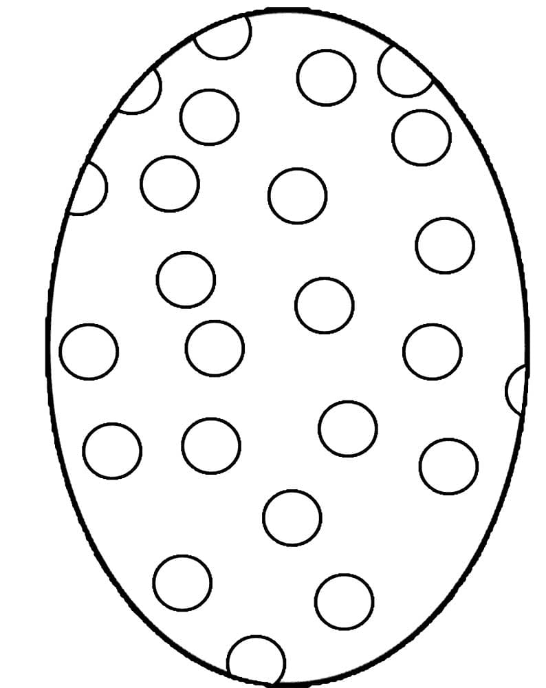 Раскраски Пасхальных яиц