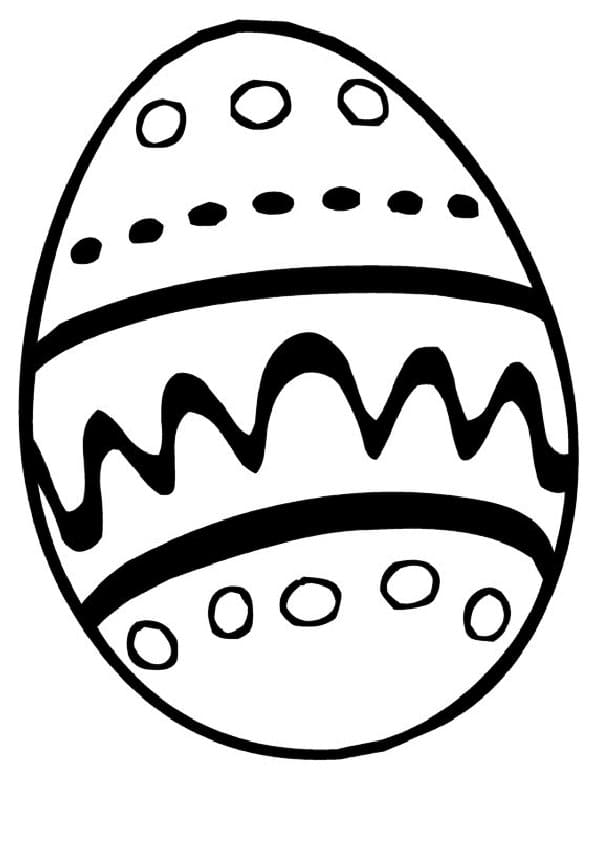Раскраски Пасхальных яиц