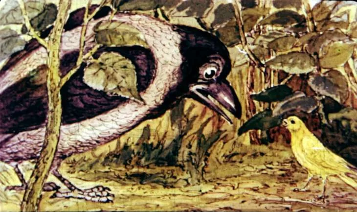 Сказка Про Воронушку-чёрную головушку и жёлтую птичку Канарейку — Мамин-Сибиряк