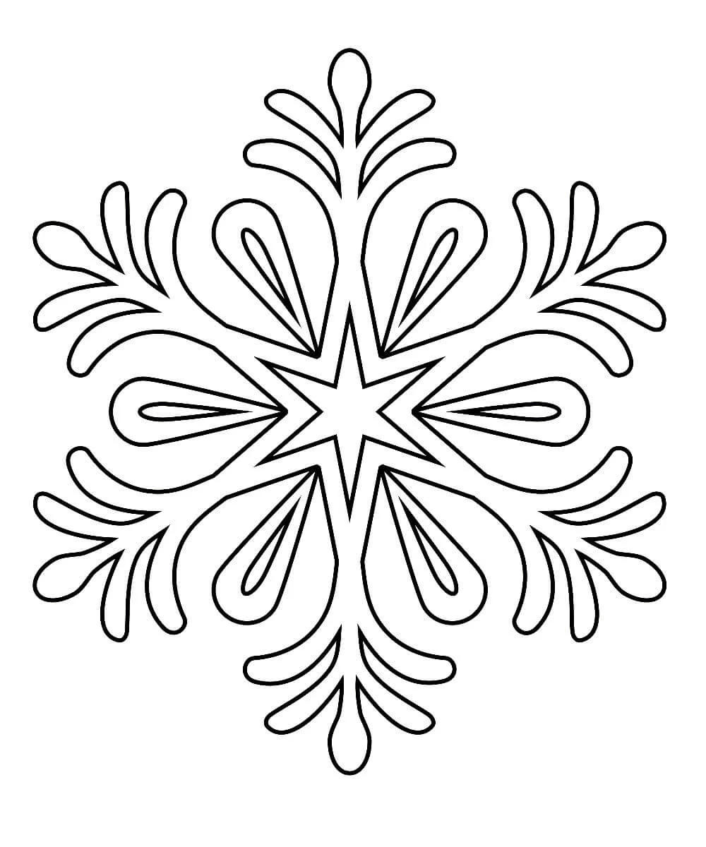 Раскраски новогодние снежинки для детей скачать и распечатать