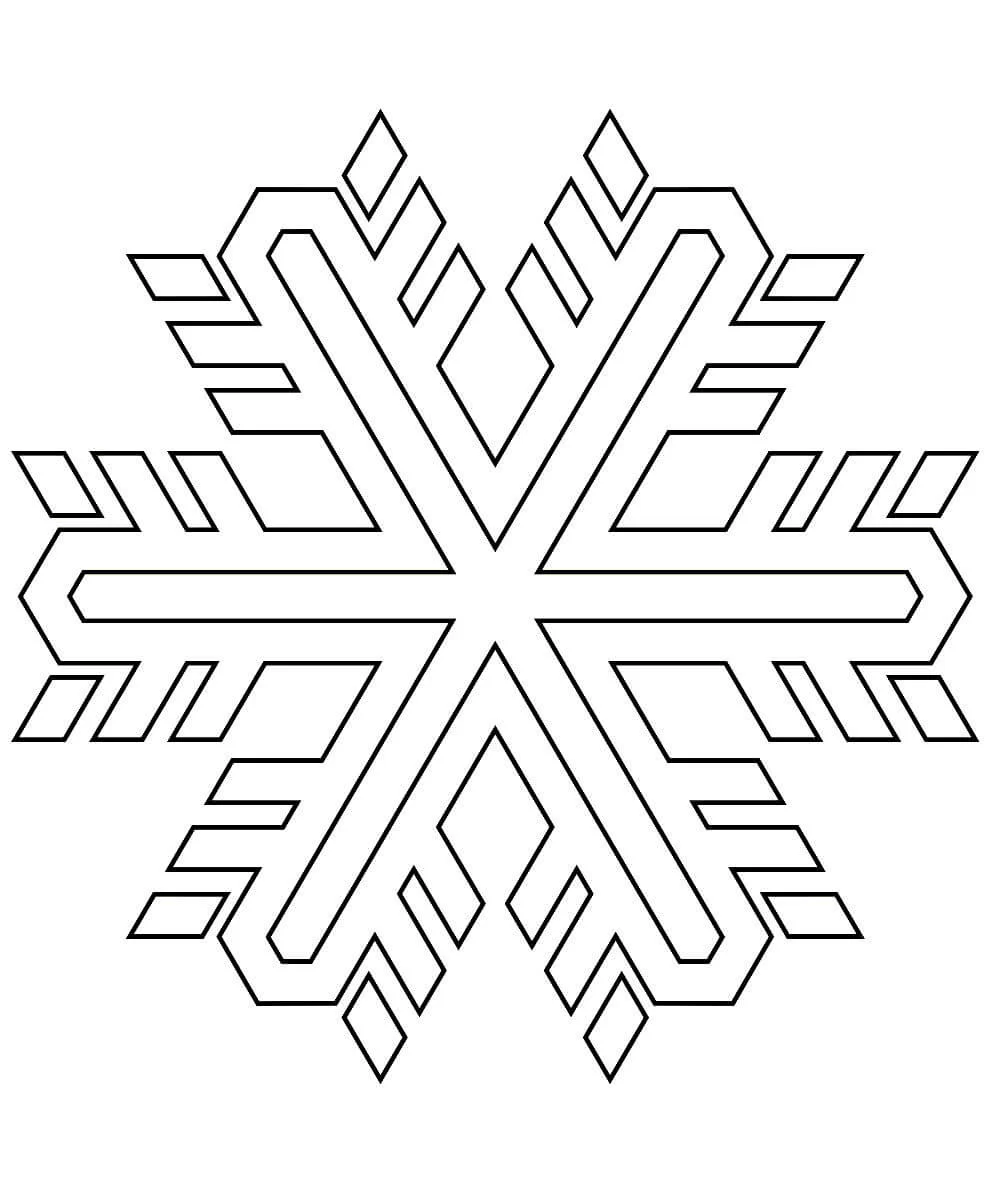 Раскраски новогодние снежинки для детей скачать и распечатать
