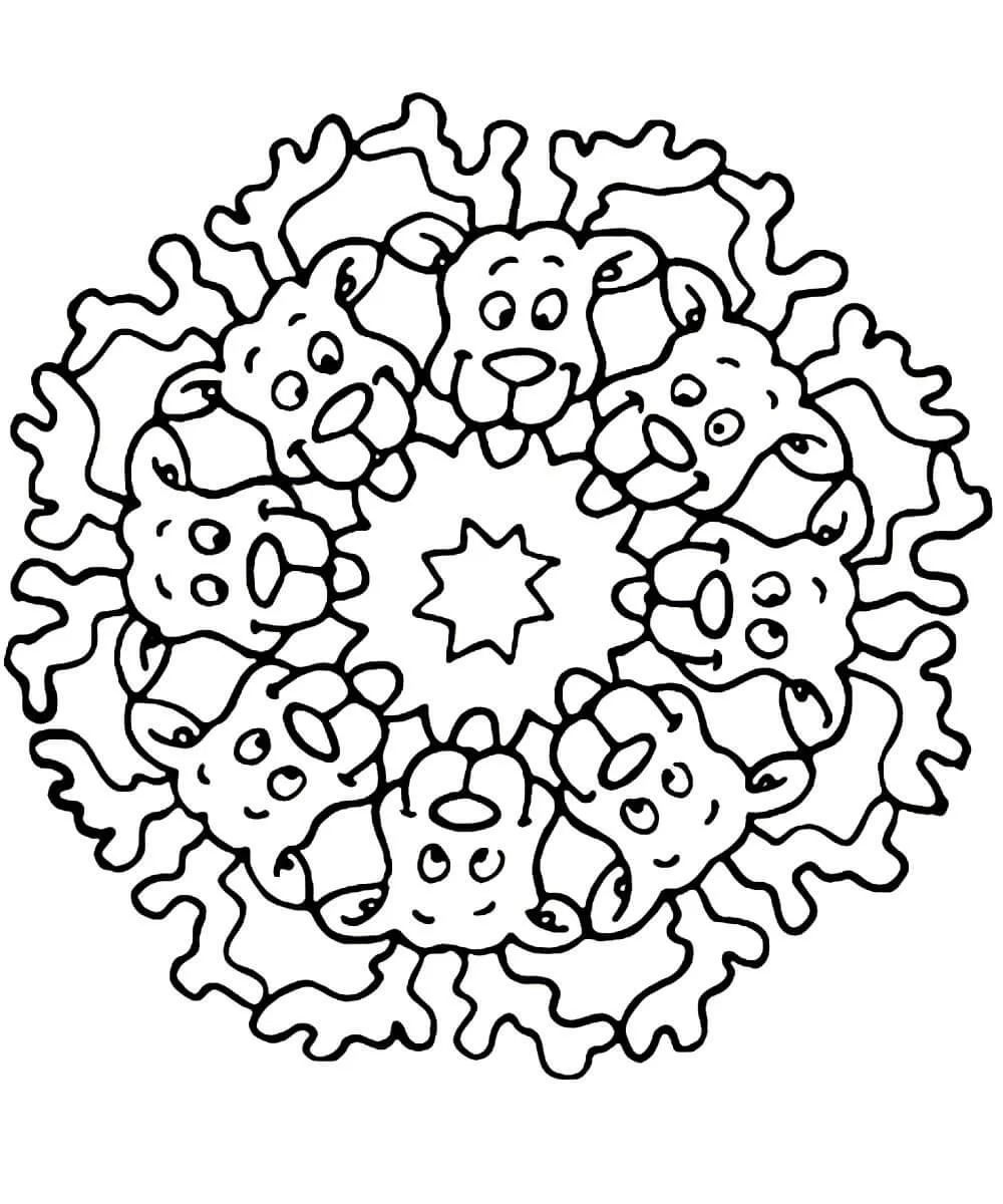 Раскраски новогодние снежинки для детей скачать и распечатать