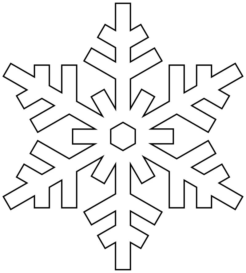 Раскраски новогодние снежинки для детей скачать и распечатать