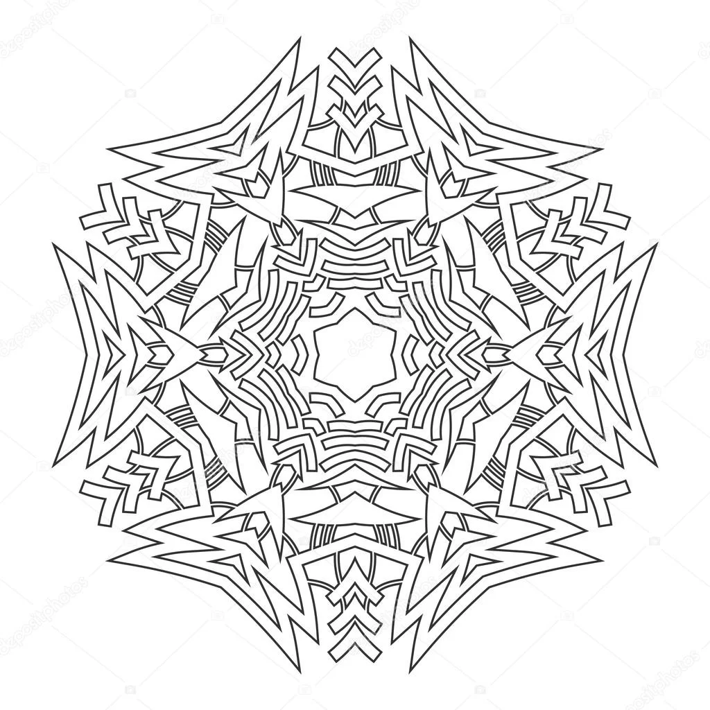 Раскраски новогодние снежинки для детей скачать и распечатать